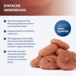 Der FUSL KopperSchwamm für die kratzfreie Reinigung empfindlicher Oberflächen