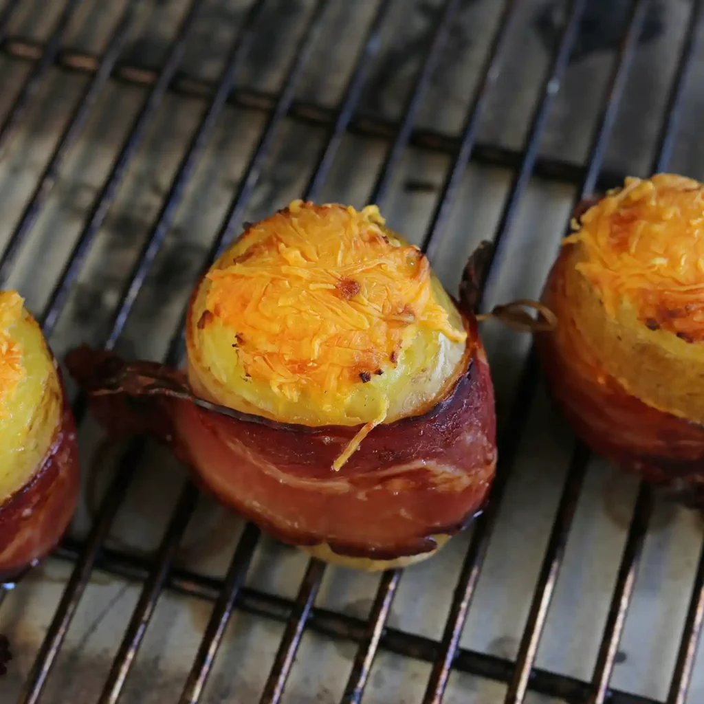 Vulkano Kartoffel mit K&auml;se und Bacon